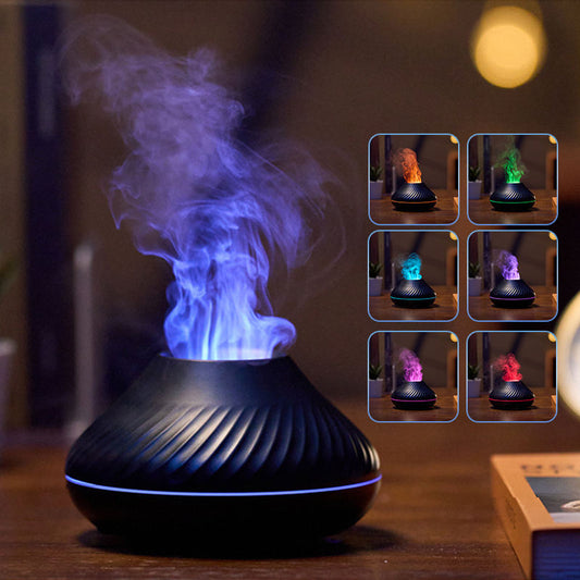 Newest RGB Flame Aroma Diffuser 130Ml