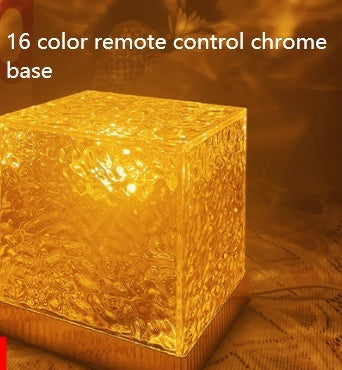 LED Water Ripple Ambient Night Light USB Rotating Projection