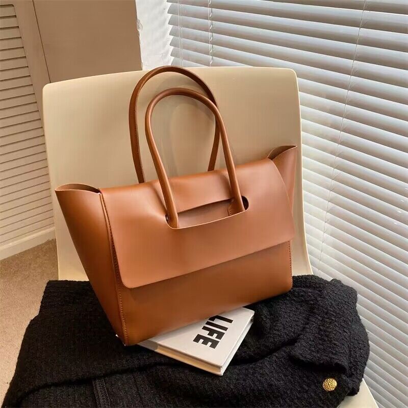 Fashion Women Shoulder Bags Simple Retro Tote Bags