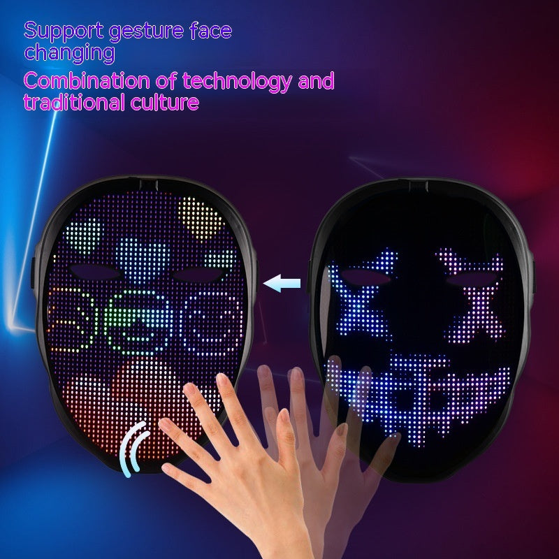 Halloween LED Face Masks Full Color