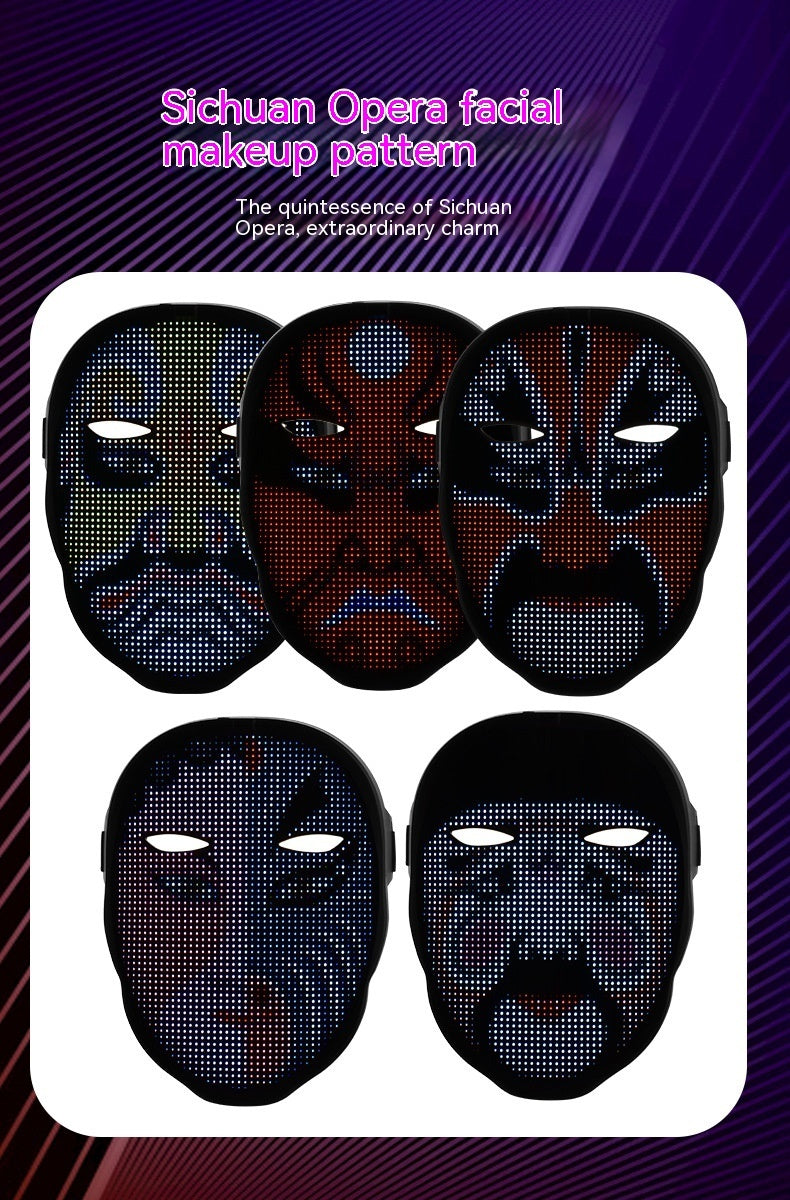Halloween LED Face Masks Full Color